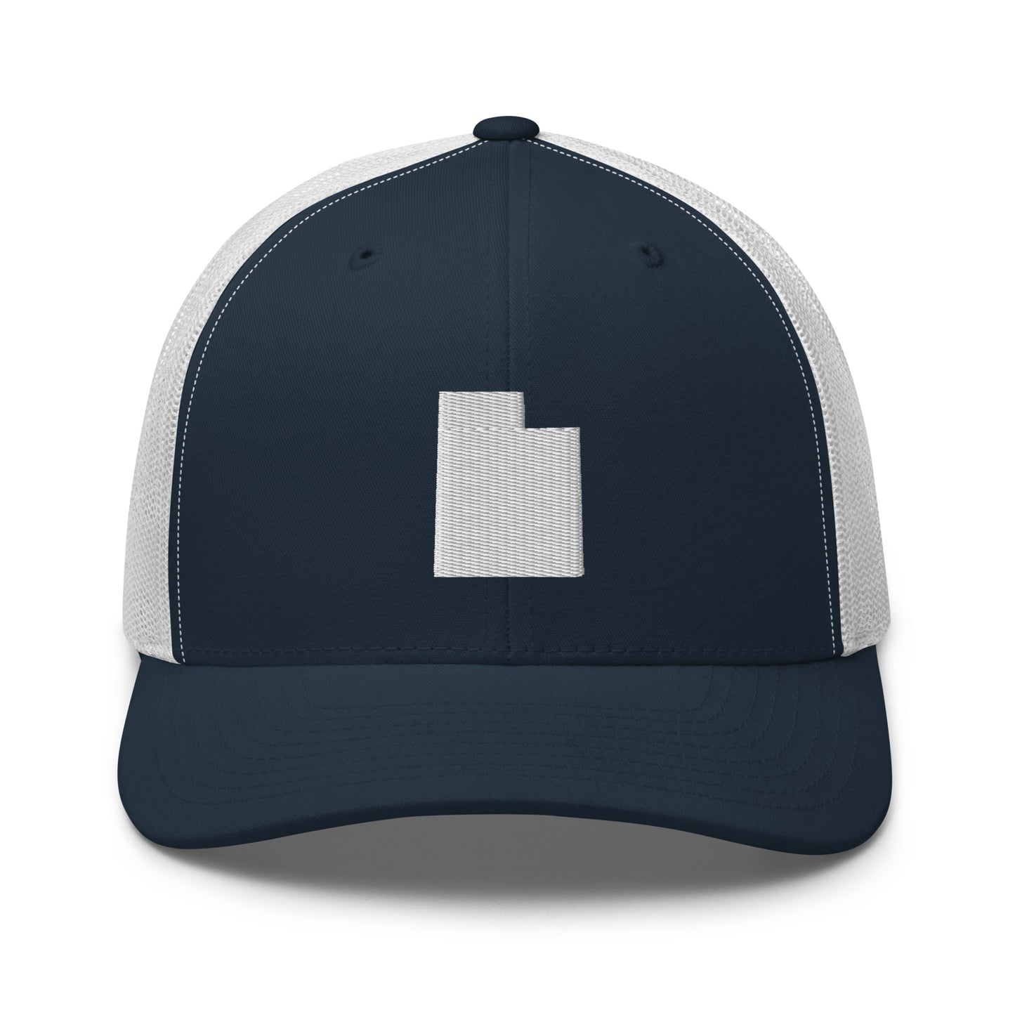 Utah State Silhouette Mid 6 Panel Snapback Trucker Hat
