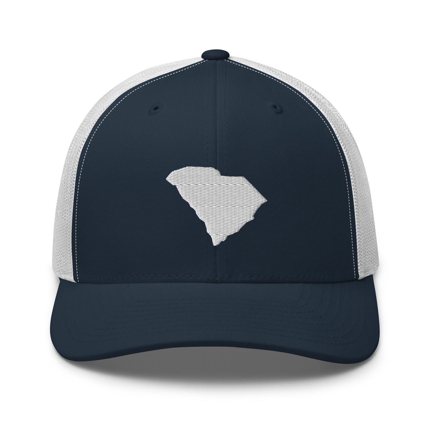 South Carolina State Silhouette Mid 6 Panel Snapback Trucker Hat