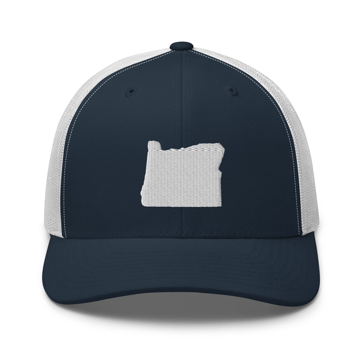 Oregon State Silhouette Mid 6 Panel Snapback Trucker Hat