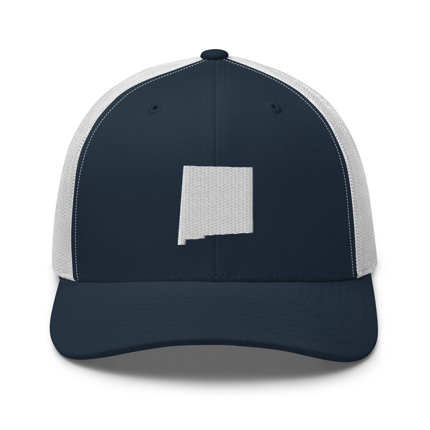 New Mexico State Silhouette Mid 6 Panel Snapback Trucker Hat