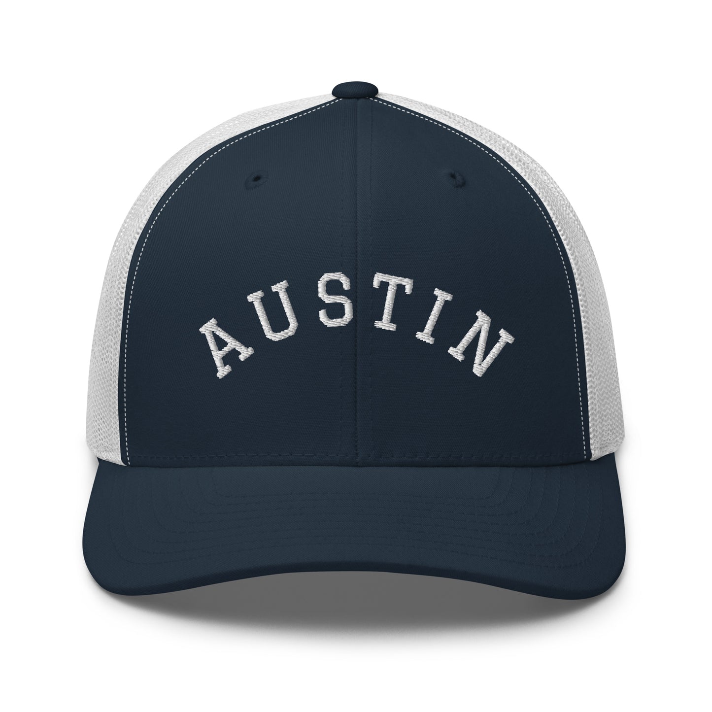 Austin Arch Mid 6 Panel Snapback Trucker Hat
