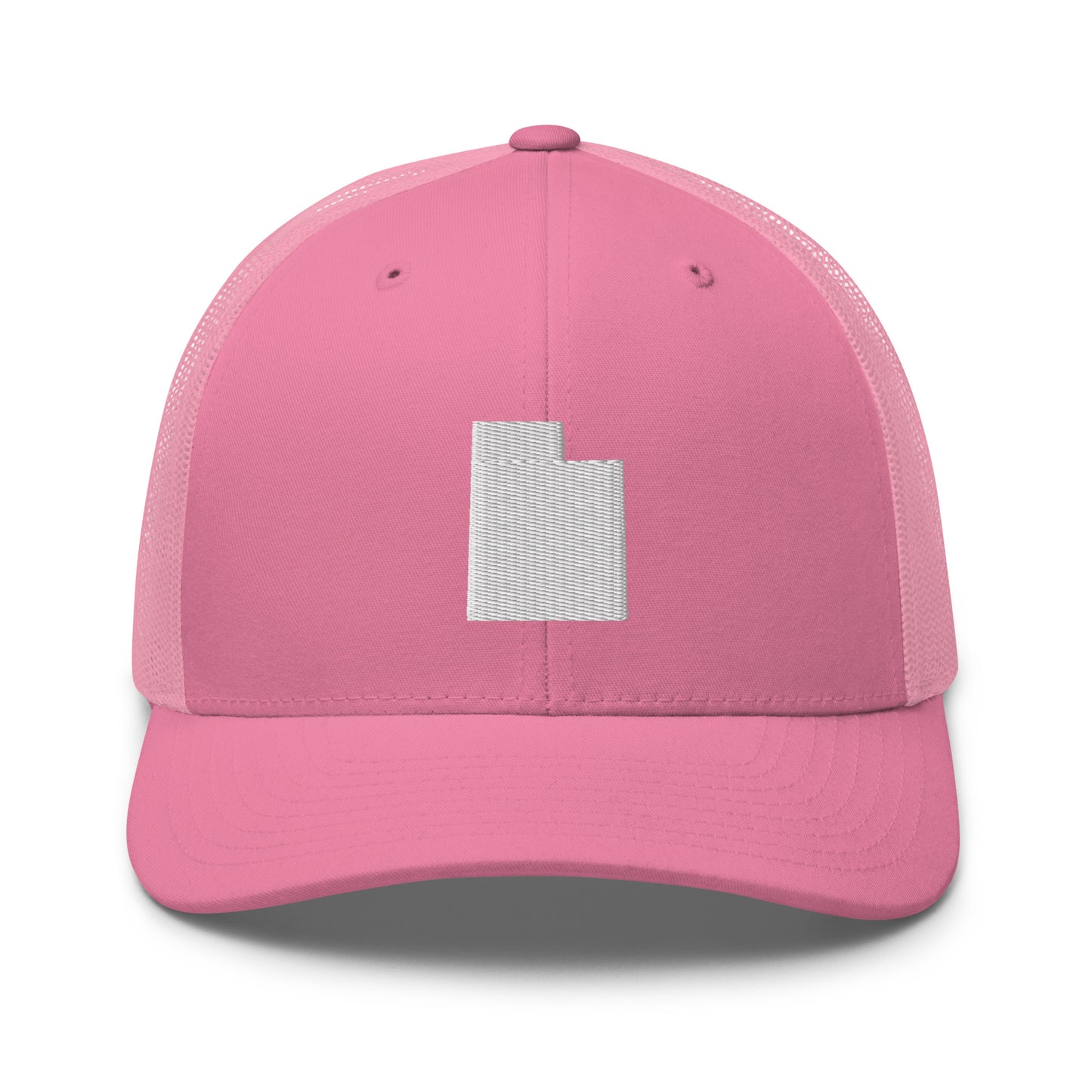 Utah State Silhouette Mid 6 Panel Snapback Trucker Hat