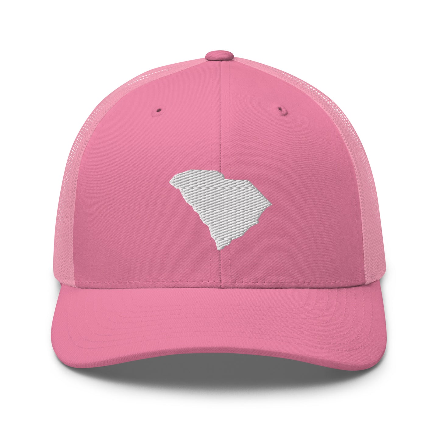 South Carolina State Silhouette Mid 6 Panel Snapback Trucker Hat