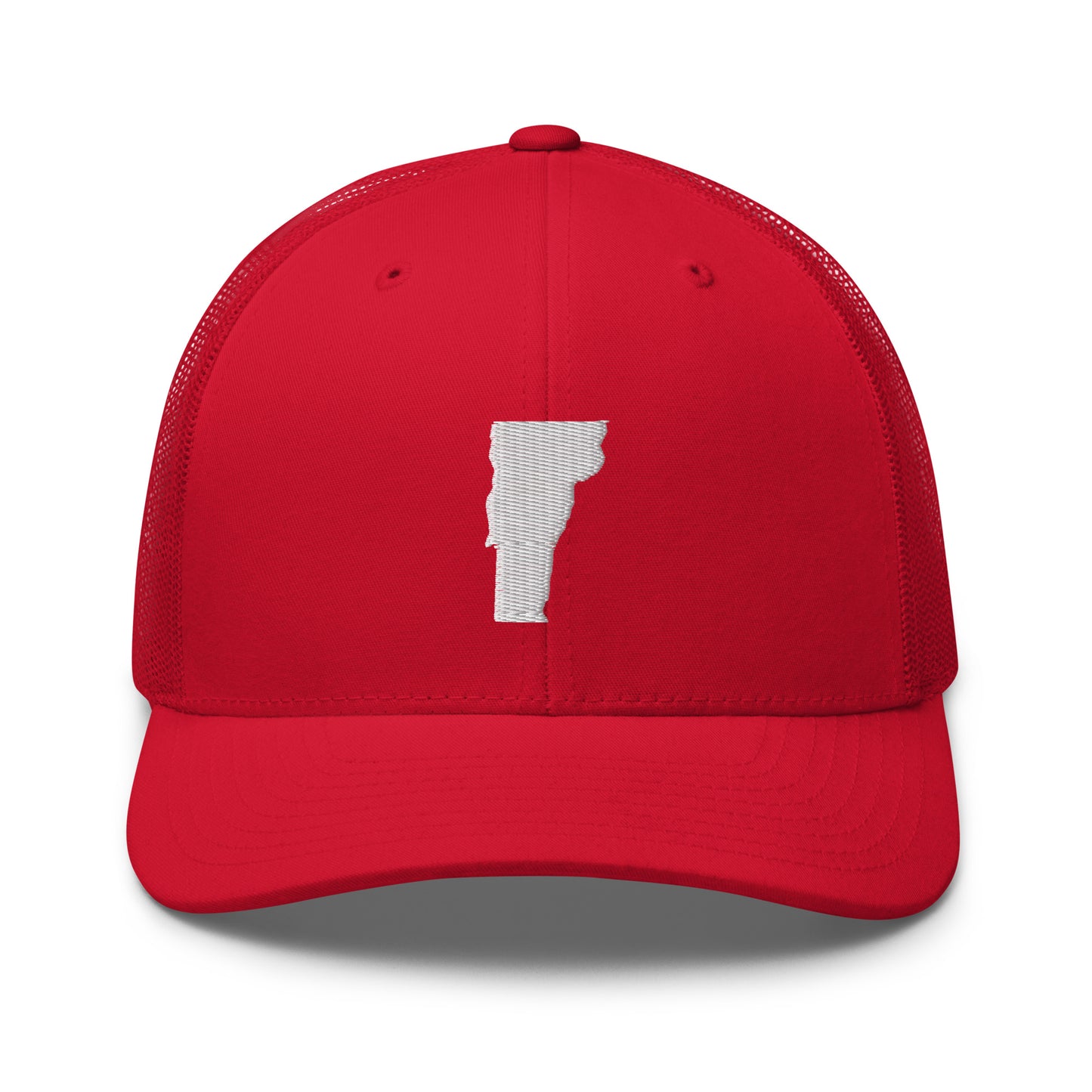 Vermont State Silhouette Mid 6 Panel Snapback Trucker Hat