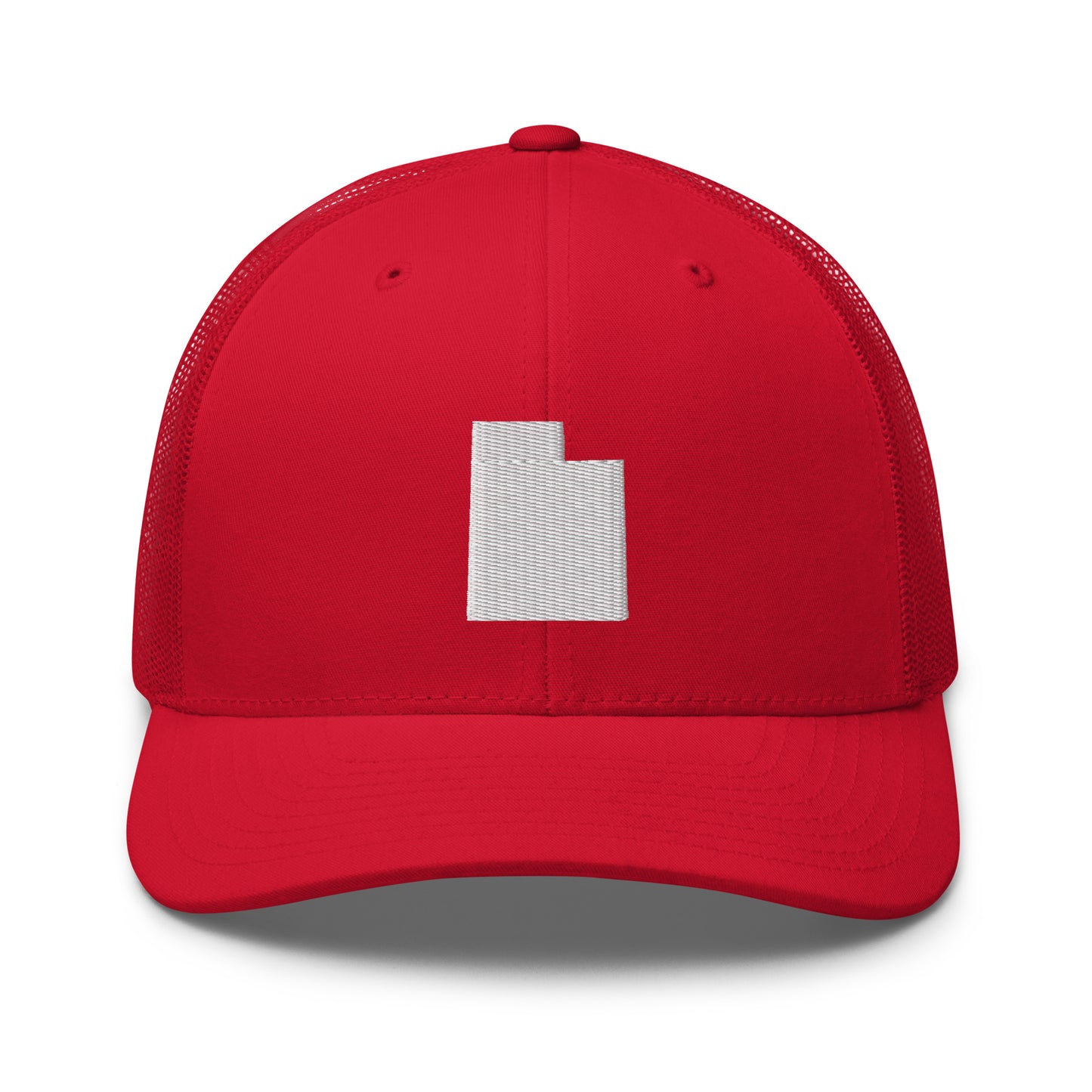 Utah State Silhouette Mid 6 Panel Snapback Trucker Hat