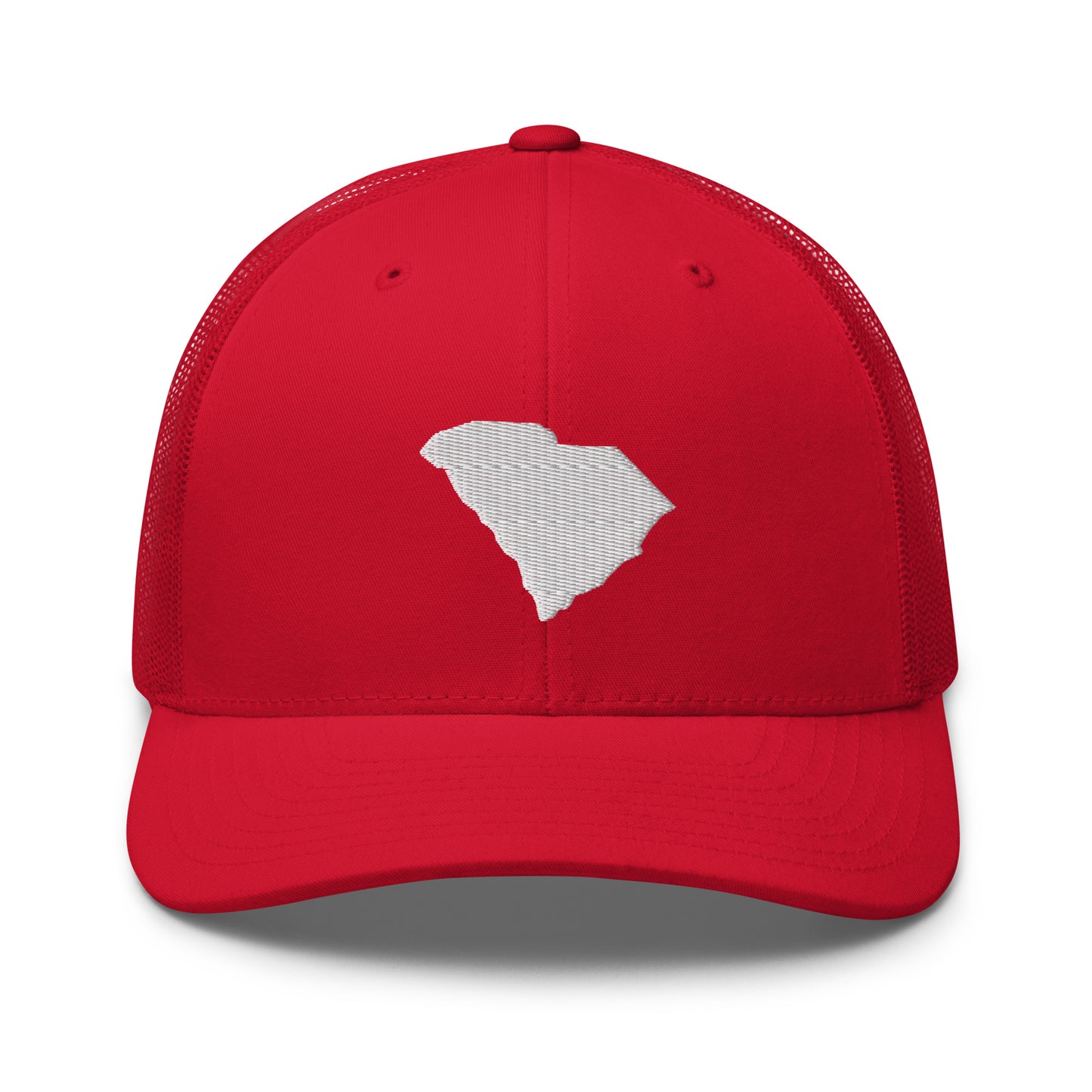 South Carolina State Silhouette Mid 6 Panel Snapback Trucker Hat