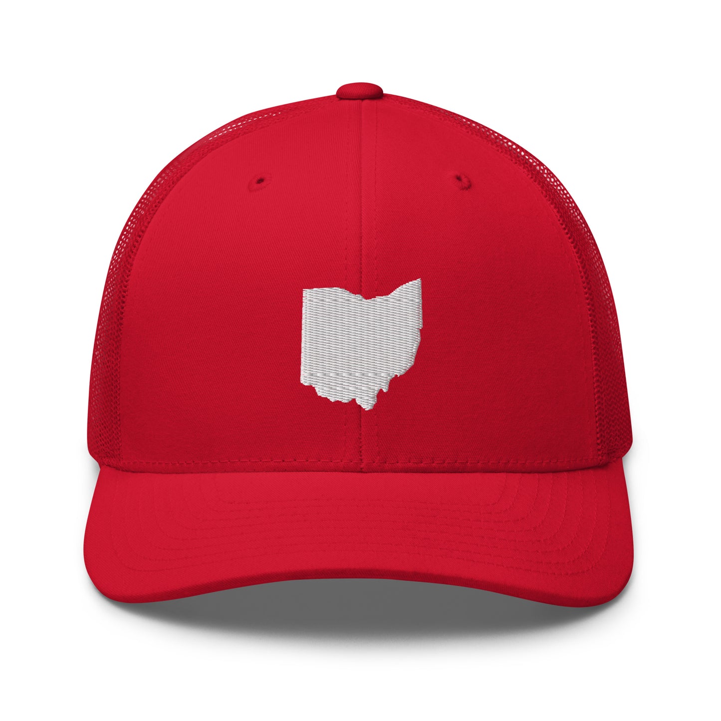 Ohio State Silhouette Mid 6 Panel Snapback Trucker Hat