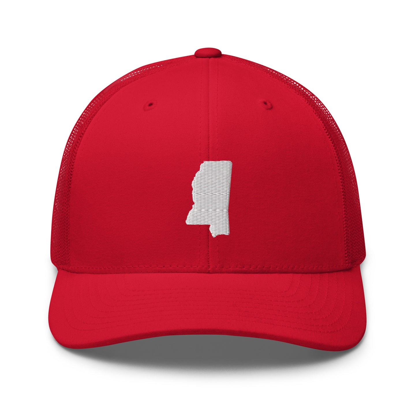 Mississippi State Silhouette Mid 6 Panel Snapback Trucker Hat
