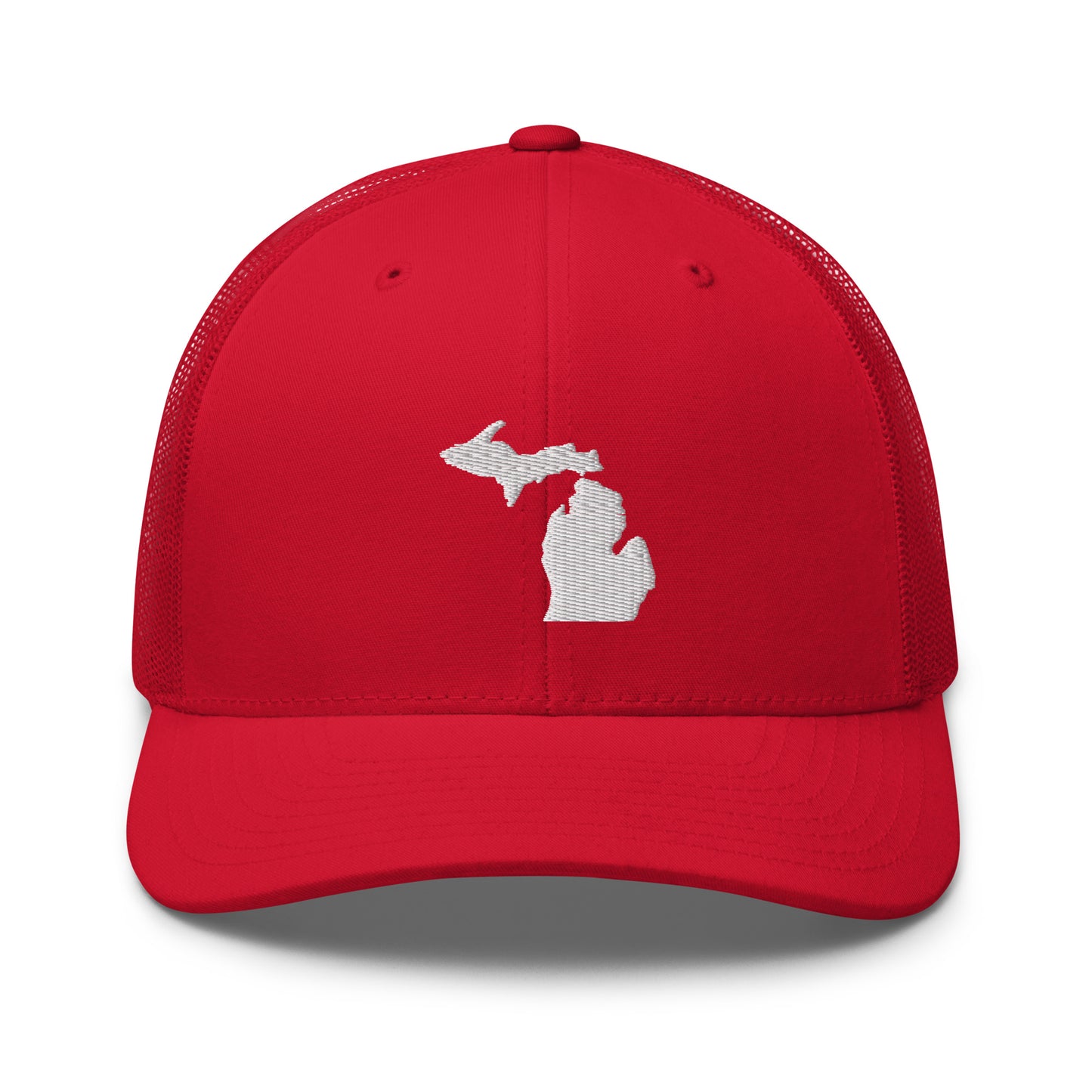 Michigan State Silhouette Mid 6 Panel Snapback Trucker Hat