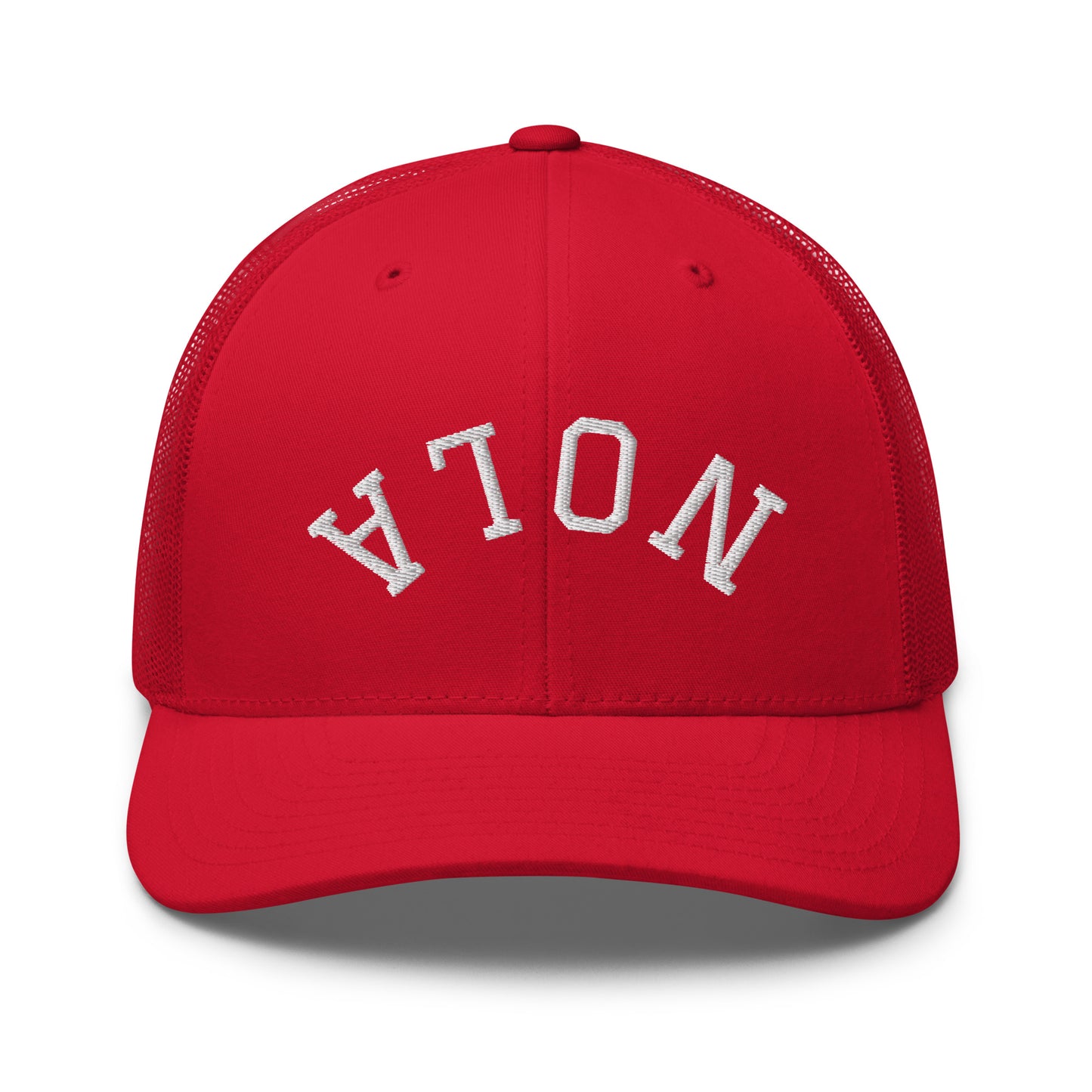 New Orleans Upside Down Arch Mid 6 Panel Snapback Trucker Hat