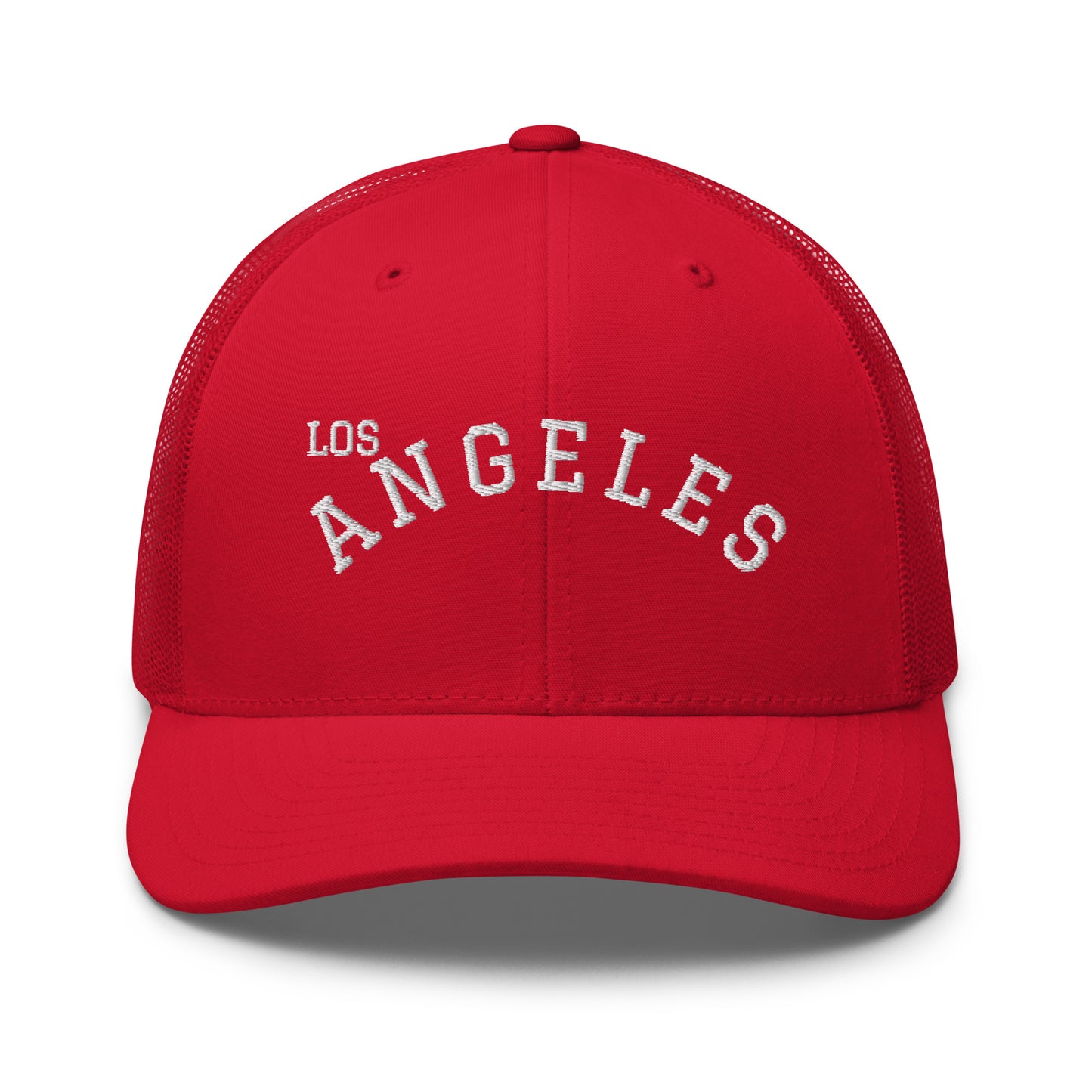 Los Angeles Arch Mid 6 Panel Snapback Trucker Hat