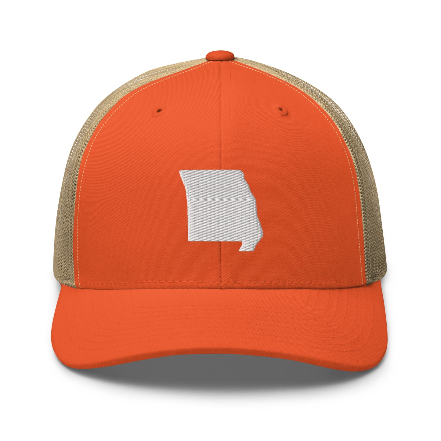 Missouri State Silhouette Mid 6 Panel Snapback Trucker Hat