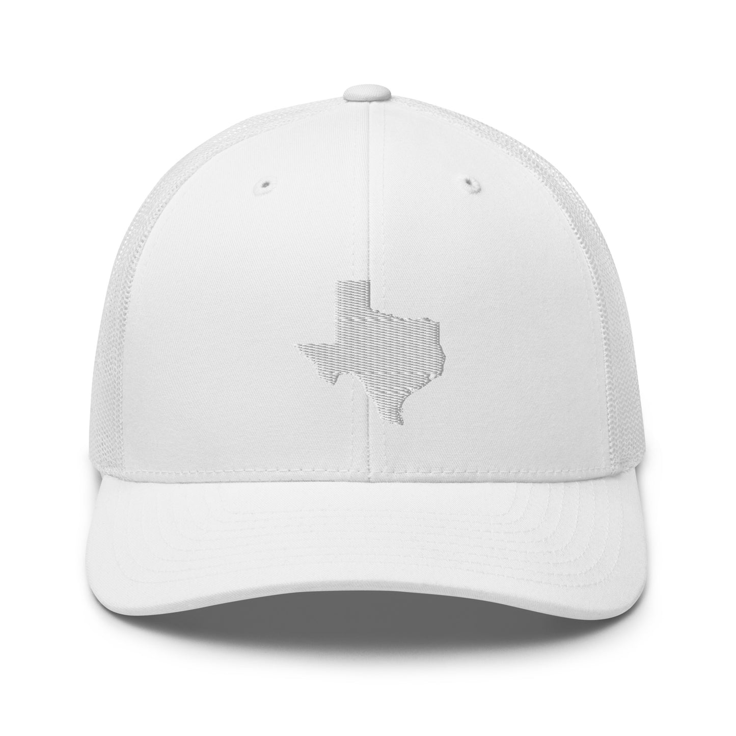 Texas State Silhouette Mid 6 Panel Snapback Trucker Hat