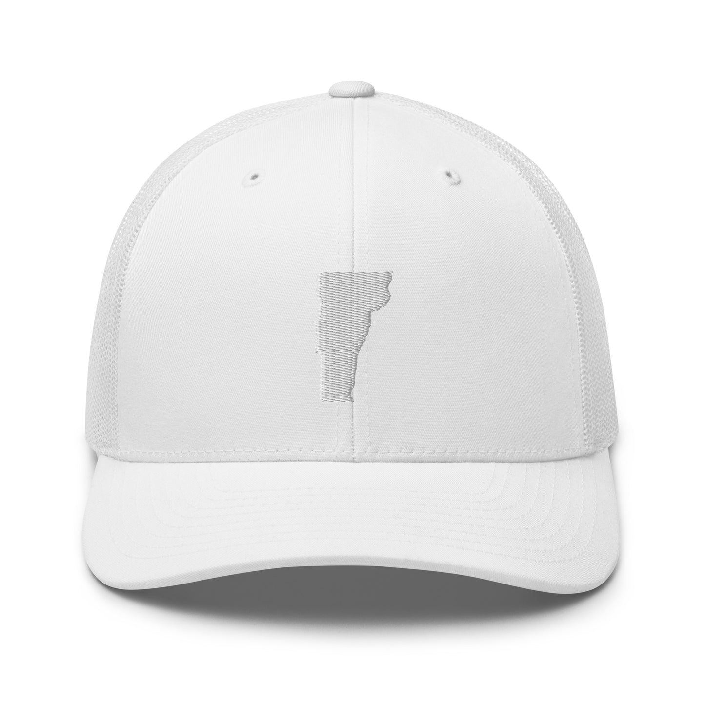 Vermont State Silhouette Mid 6 Panel Snapback Trucker Hat
