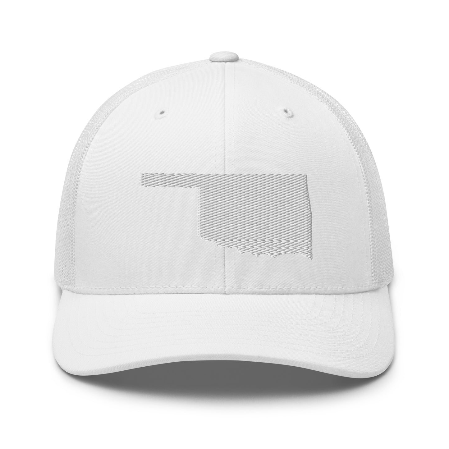 Oklahoma State Silhouette Mid 6 Panel Snapback Trucker Hat