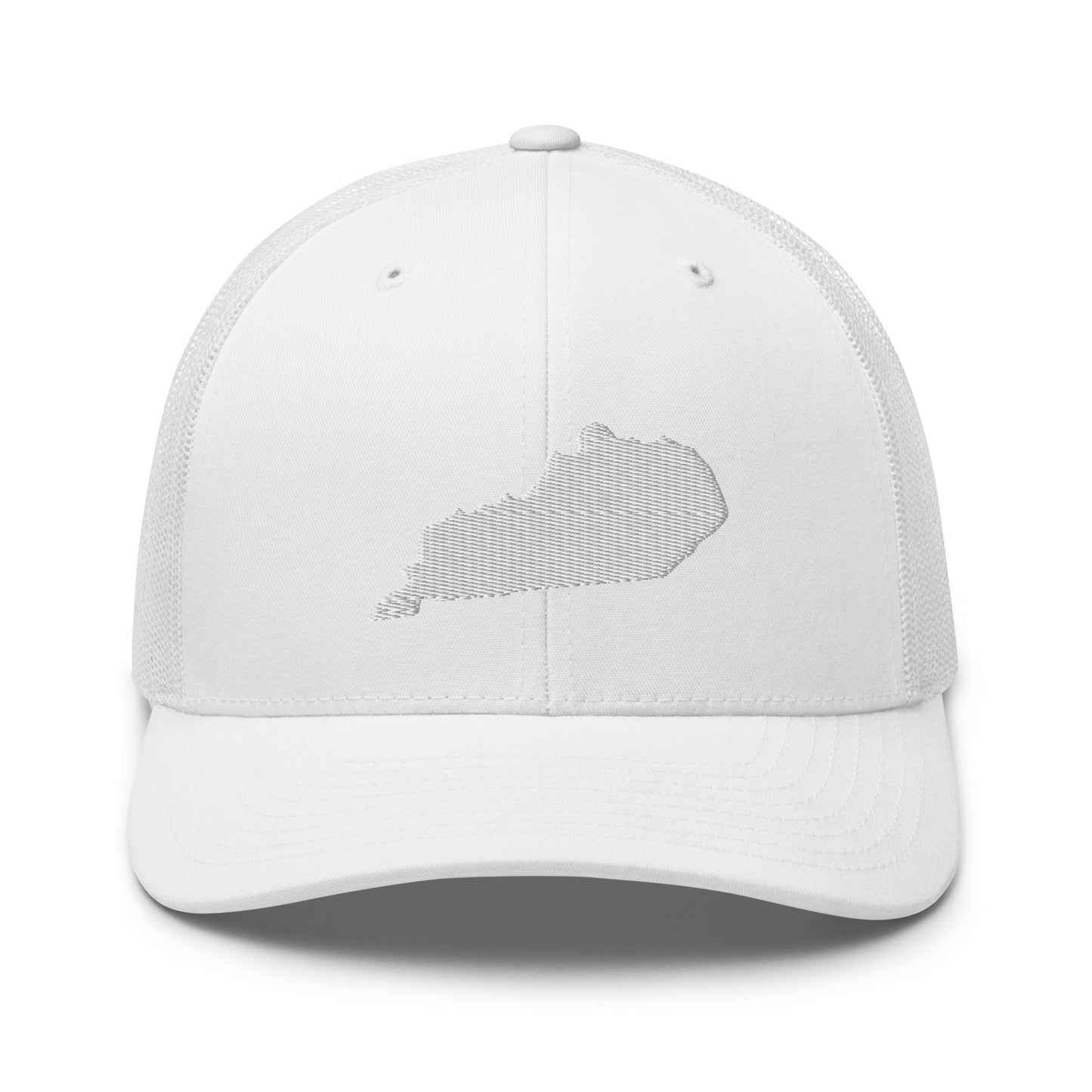 Kentucky State Silhouette Mid 6 Panel Snapback Trucker Hat