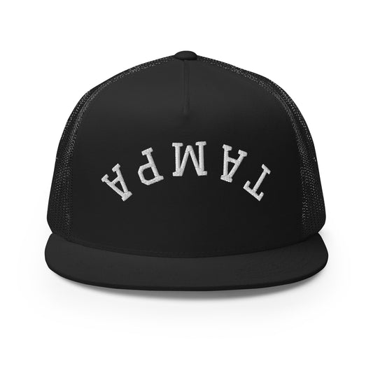 Tampa Upside Down Arch High 5 Panel A-Frame Snapback Trucker Hat