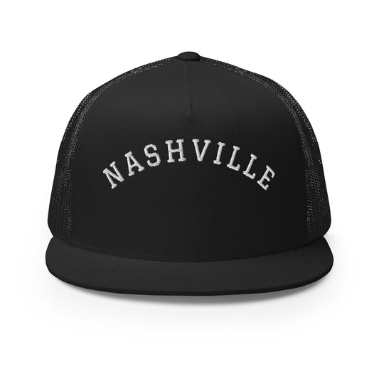 Nashville Arch High 5 Panel A-Frame Snapback Trucker Hat