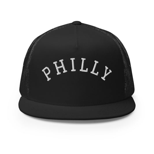 Philly Arch High 5 Panel A-Frame Snapback Trucker Hat