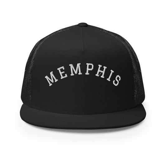 Memphis Arch High 5 Panel A-Frame Snapback Trucker Hat