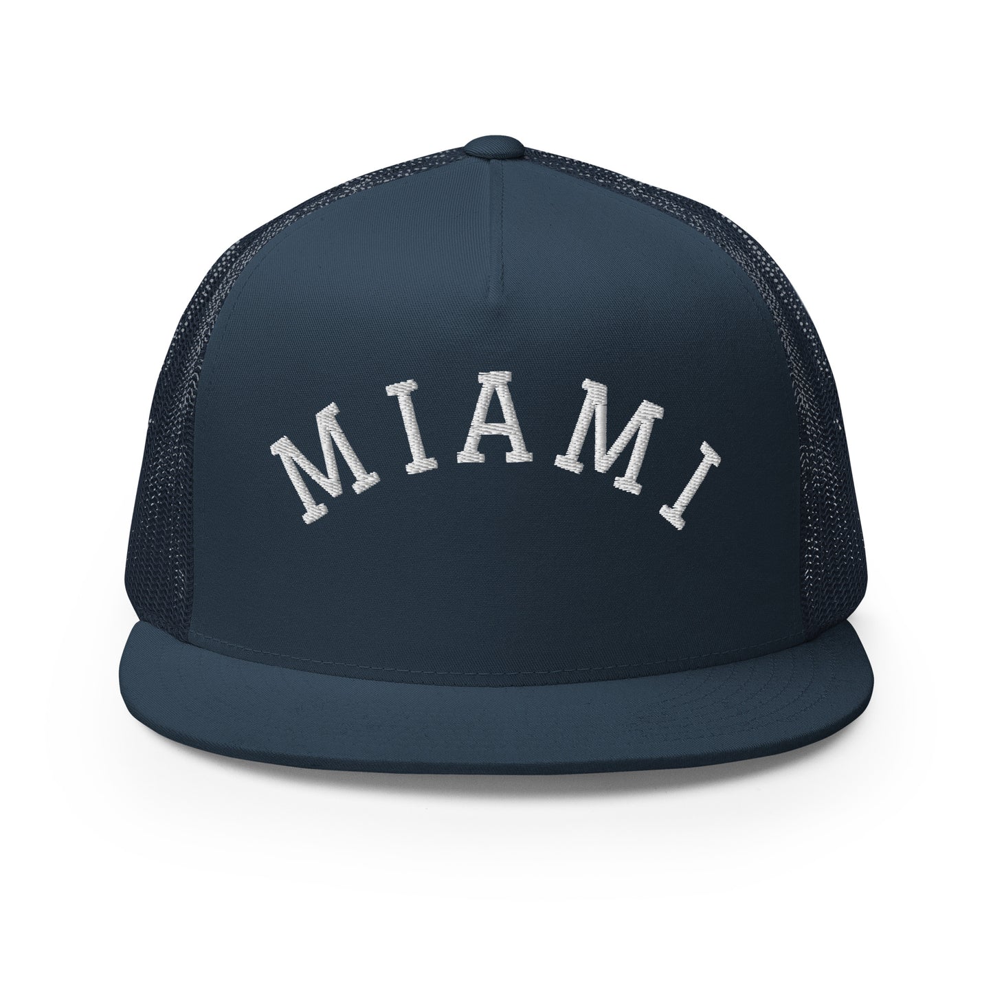 Miami Arch High 5 Panel A-Frame Snapback Trucker Hat
