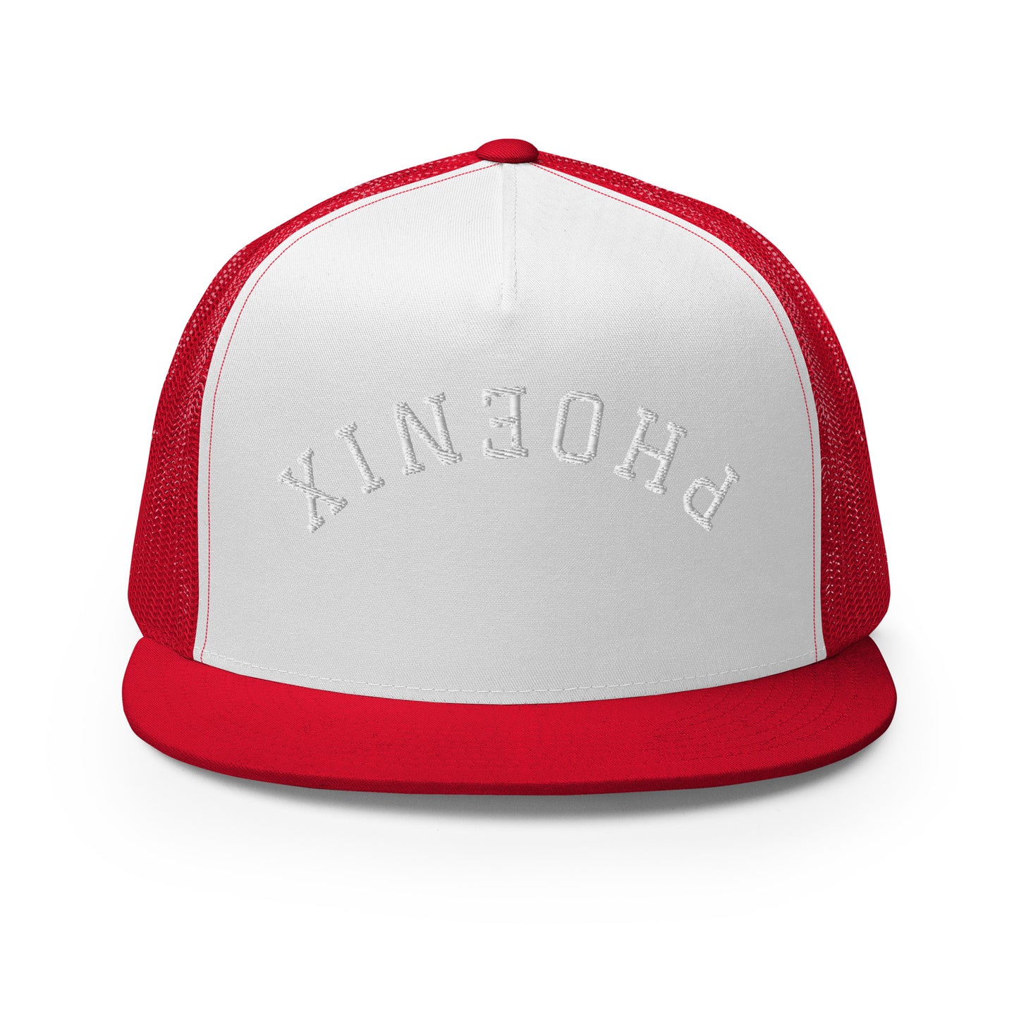 Phoenix Upside Down Arch High 5 Panel A-Frame Snapback Trucker Hat