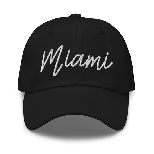 Miami Retro Script Dad Hat