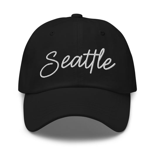 Seattle Retro Script Dad Hat