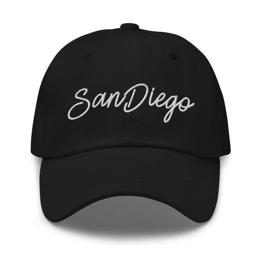 San Diego Retro Script Dad Hat