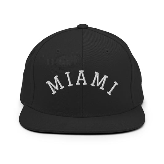 Miami Arch 6 Panel Snapback Hat