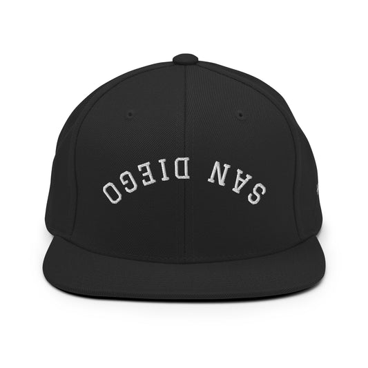 San Diego Upside Down Arch 6 Panel Snapback Hat