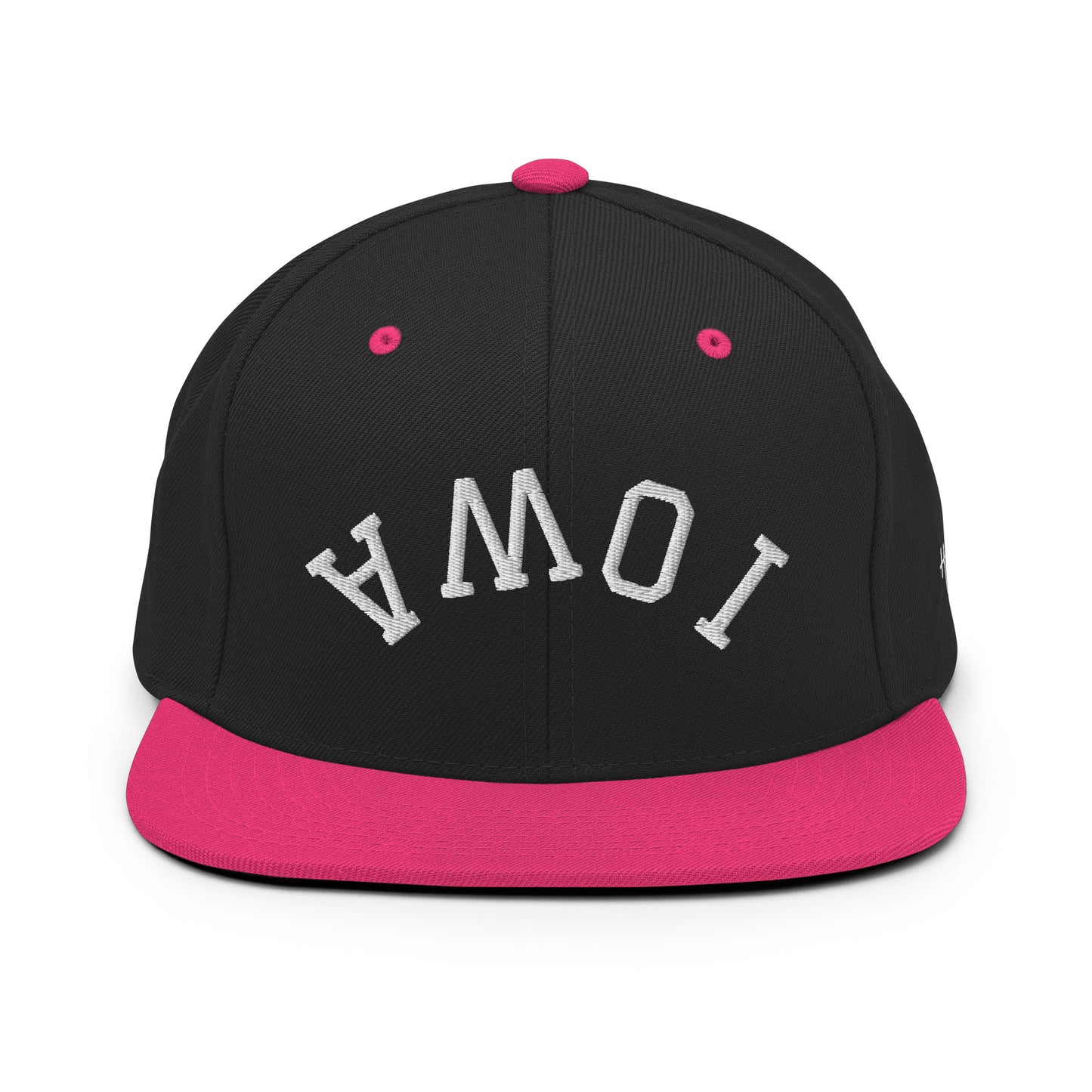 Iowa Upside Down Arch 6 Panel Snapback Hat