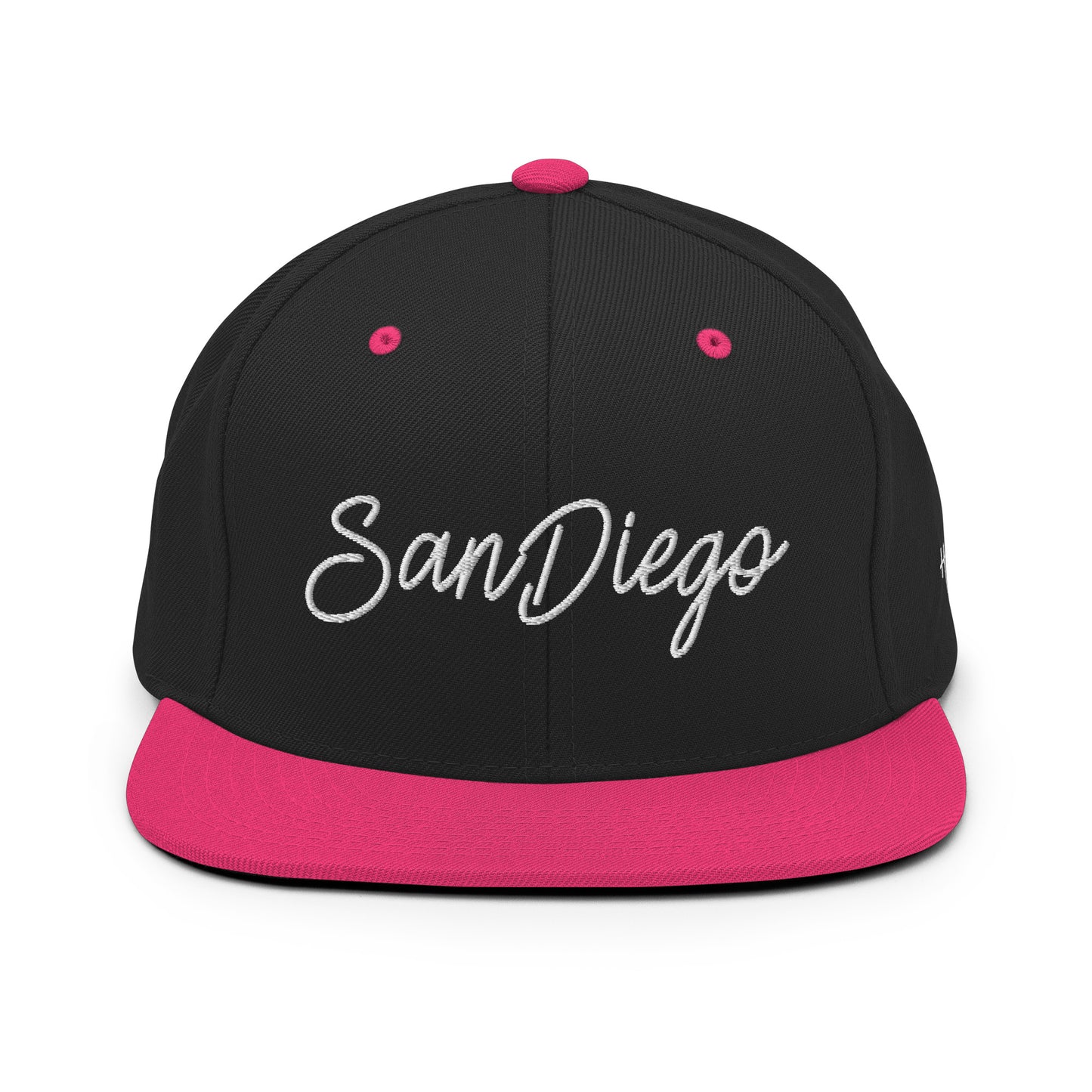 San Diego Retro Script 6 Panel Snapback Hat