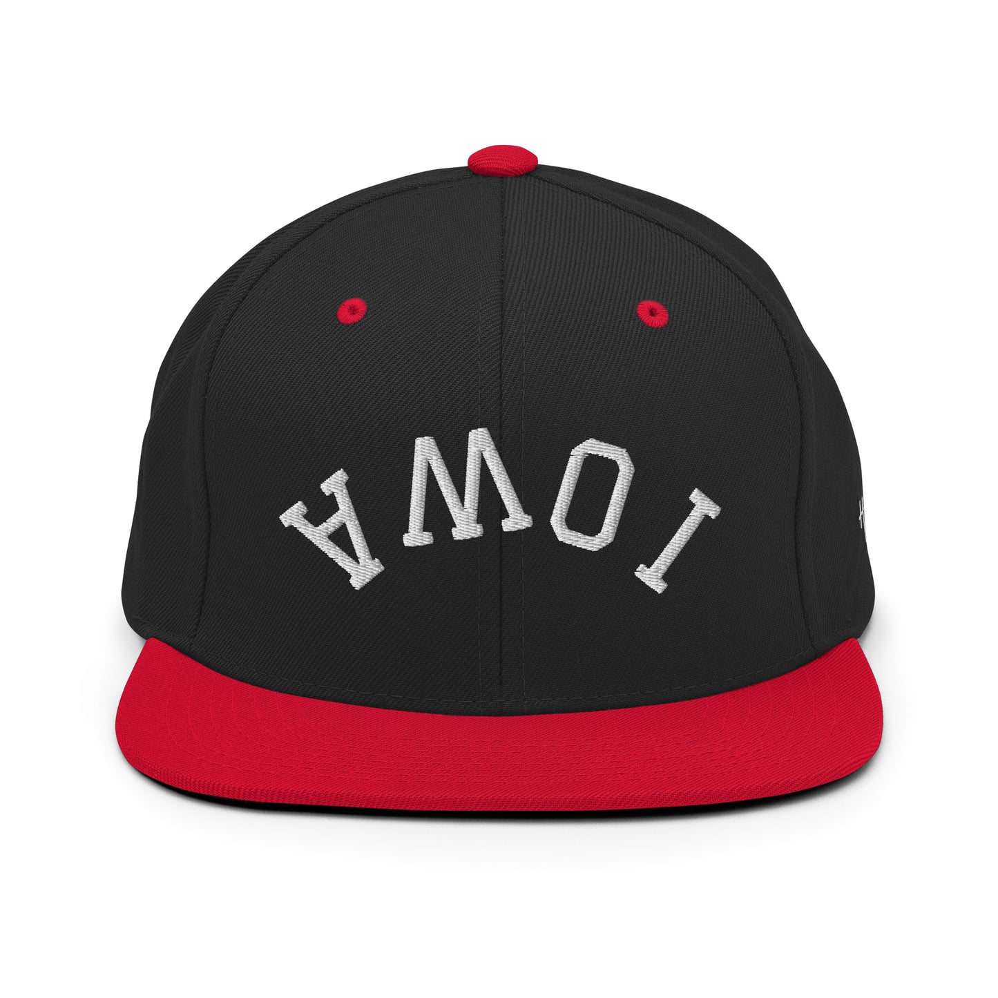 Iowa Upside Down Arch 6 Panel Snapback Hat