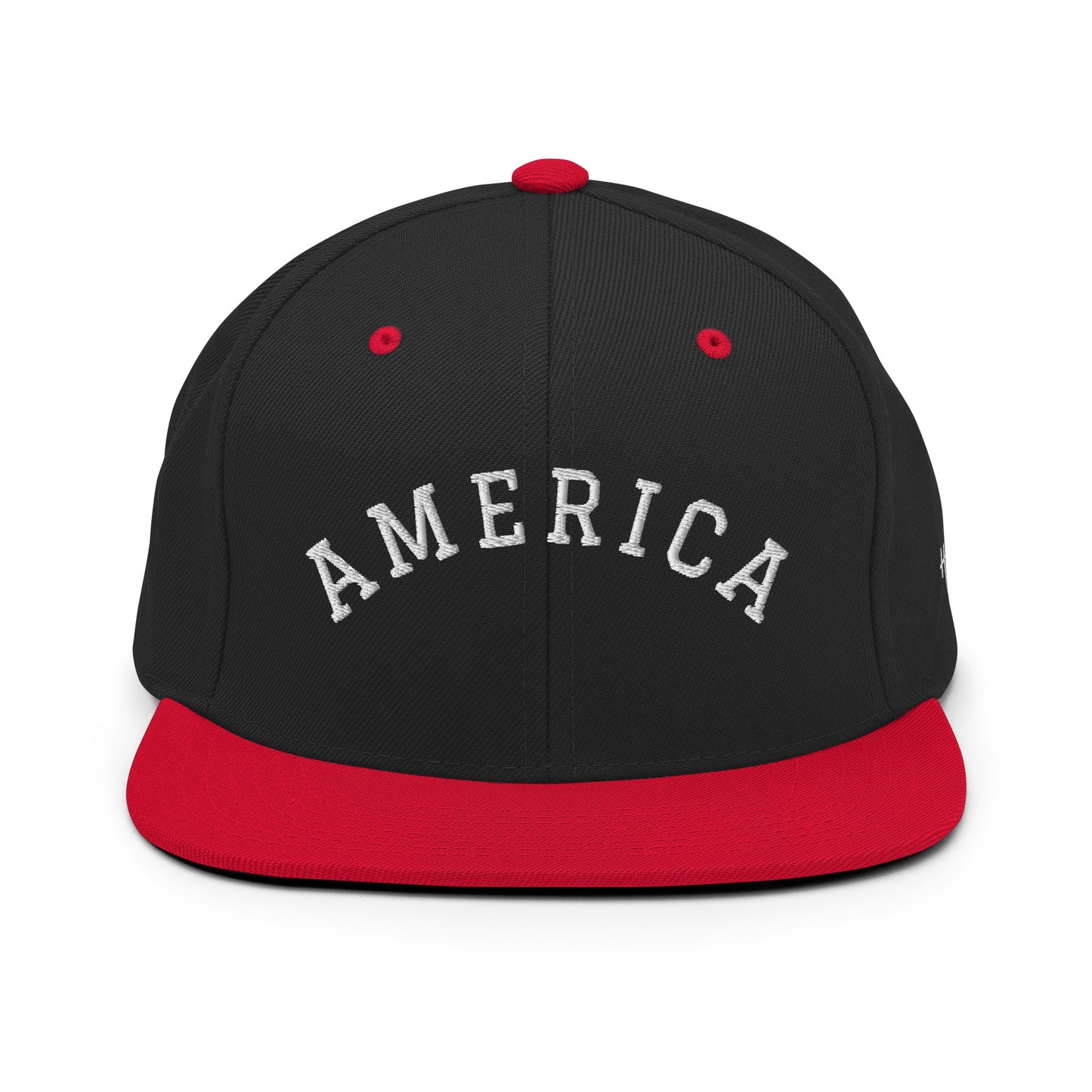 United States USA "America" Arch 6 Panel Snapback Hat