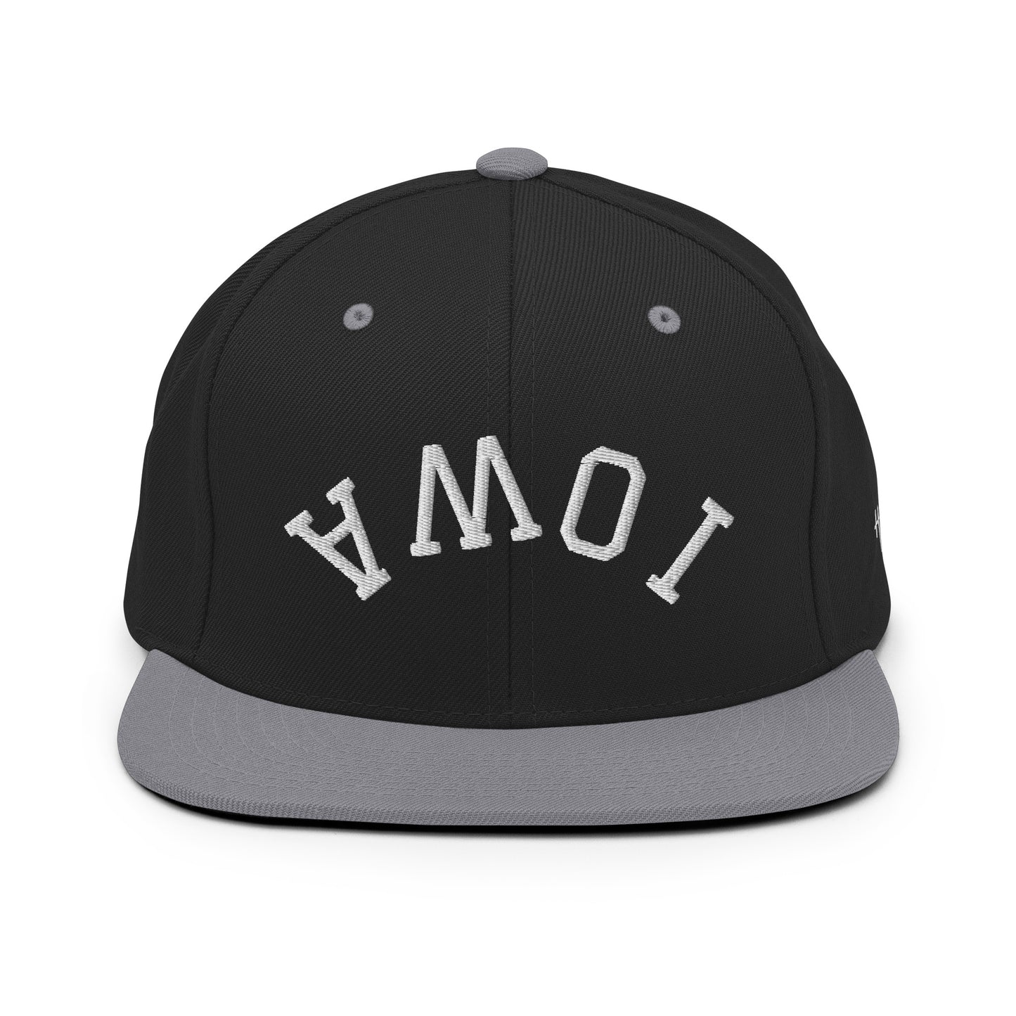 Iowa Upside Down Arch 6 Panel Snapback Hat