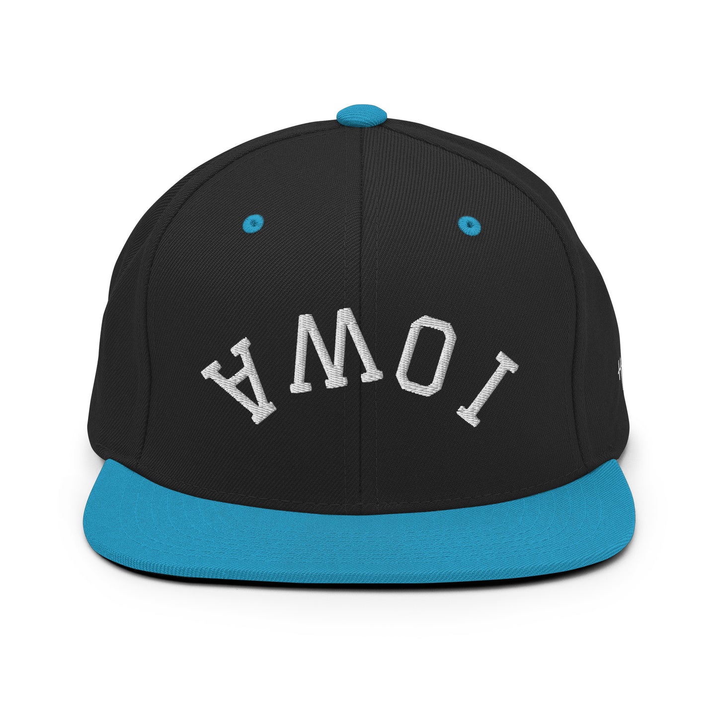 Iowa Upside Down Arch 6 Panel Snapback Hat