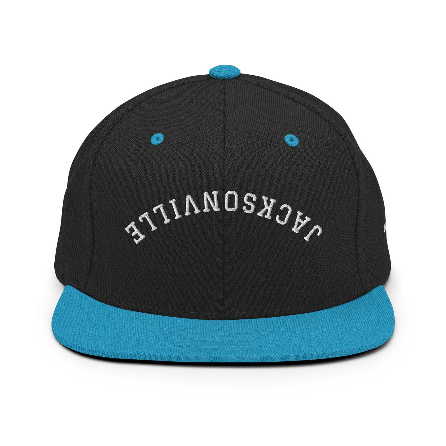 Jacksonville Upside Down Arch 6 Panel Snapback Hat