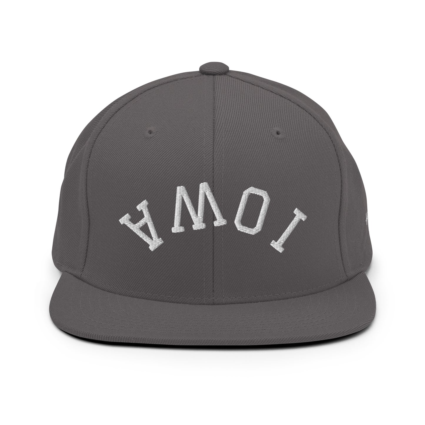 Iowa Upside Down Arch 6 Panel Snapback Hat