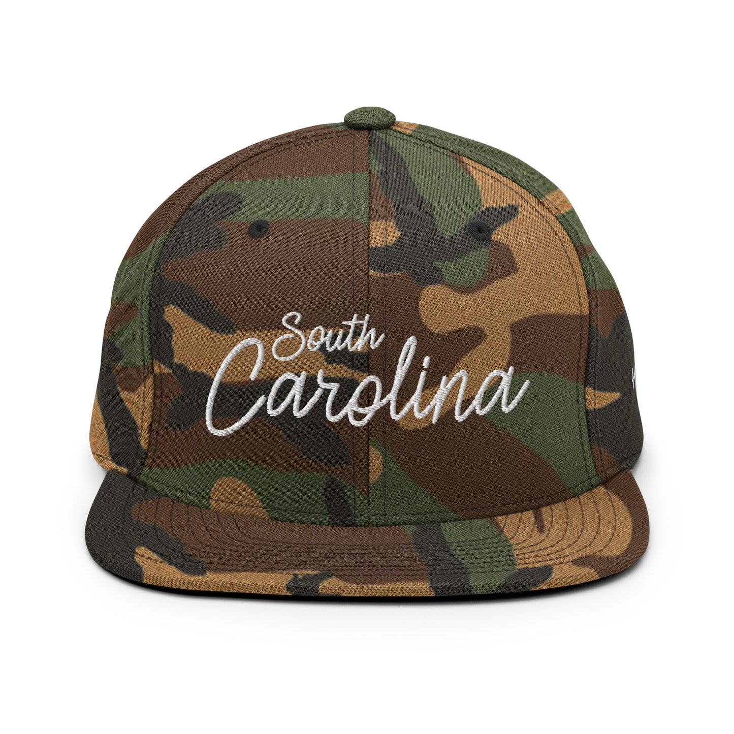 South Carolina Retro Script 6 Panel Snapback Hat