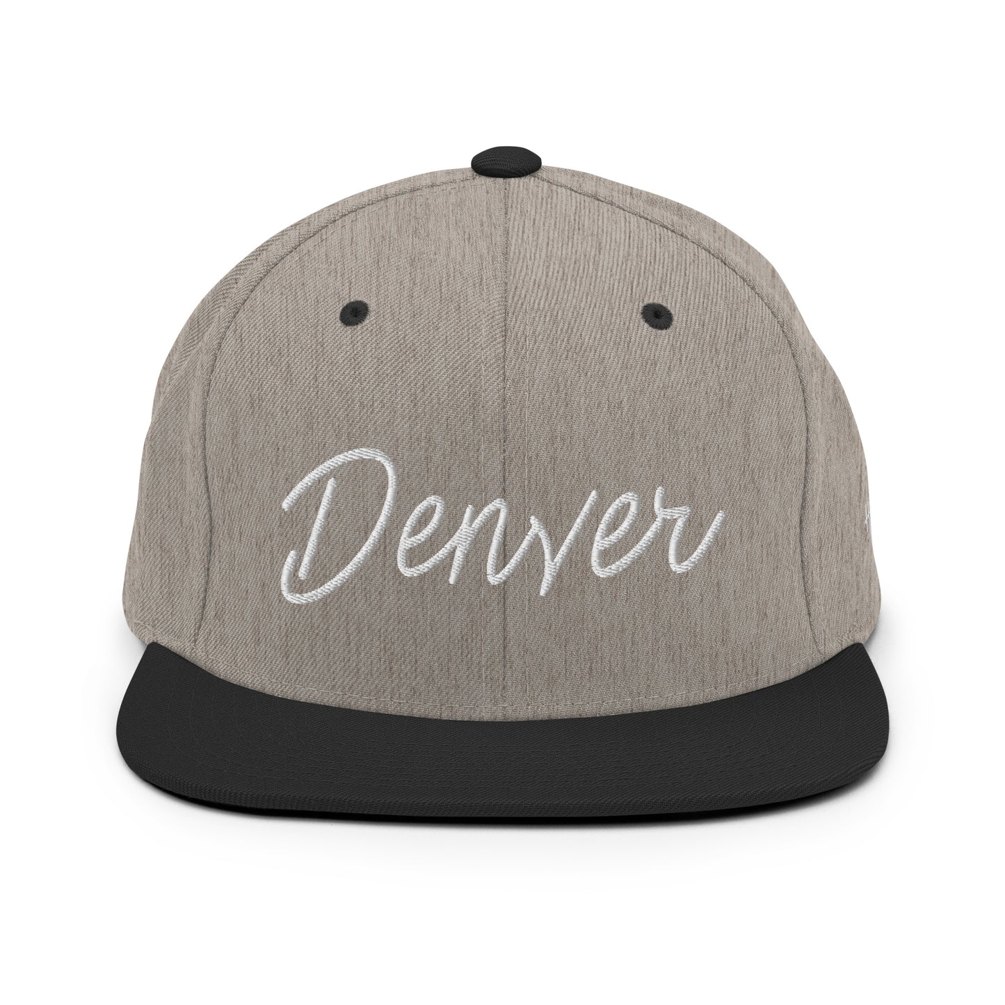 Denver Retro Script 6 Panel Snapback Hat