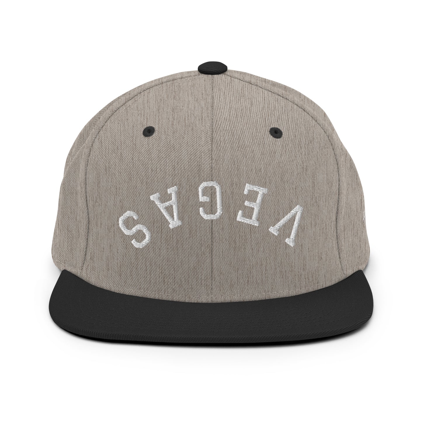 Las Vegas Upside Down Arch 6 Panel Snapback Hat