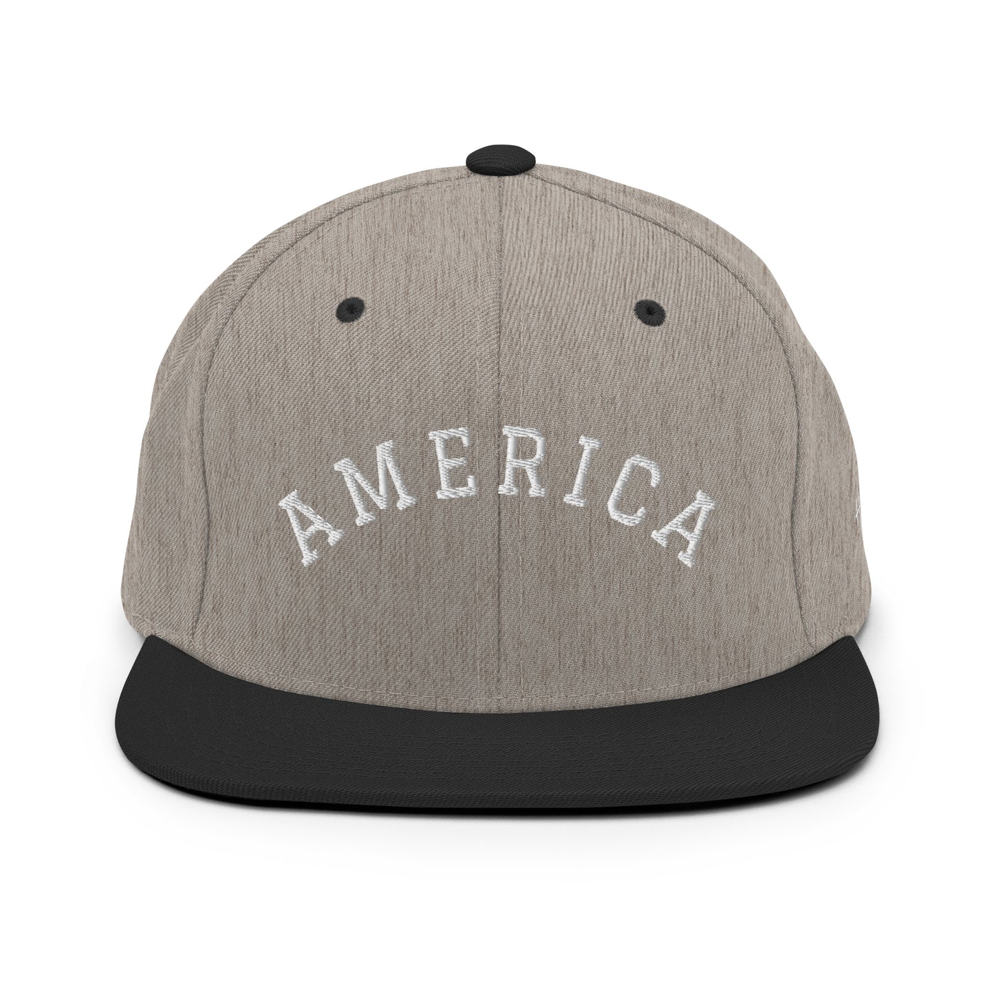United States USA "America" Arch 6 Panel Snapback Hat