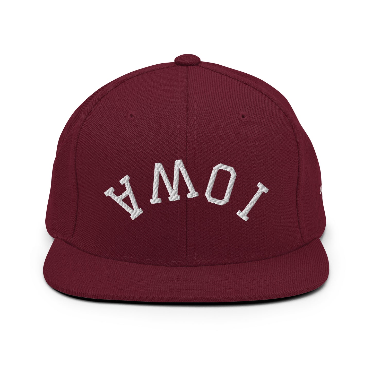 Iowa Upside Down Arch 6 Panel Snapback Hat