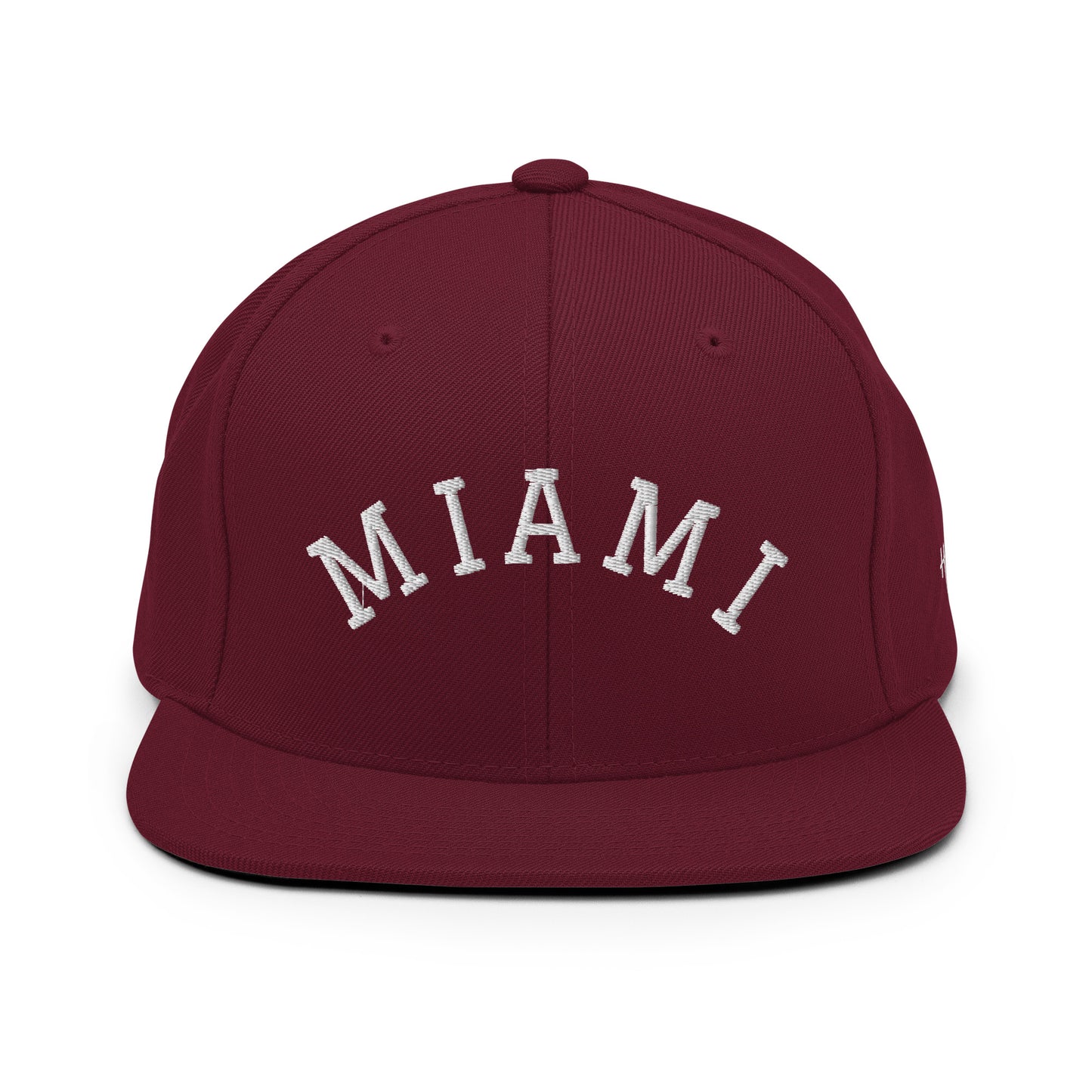 Miami Arch 6 Panel Snapback Hat