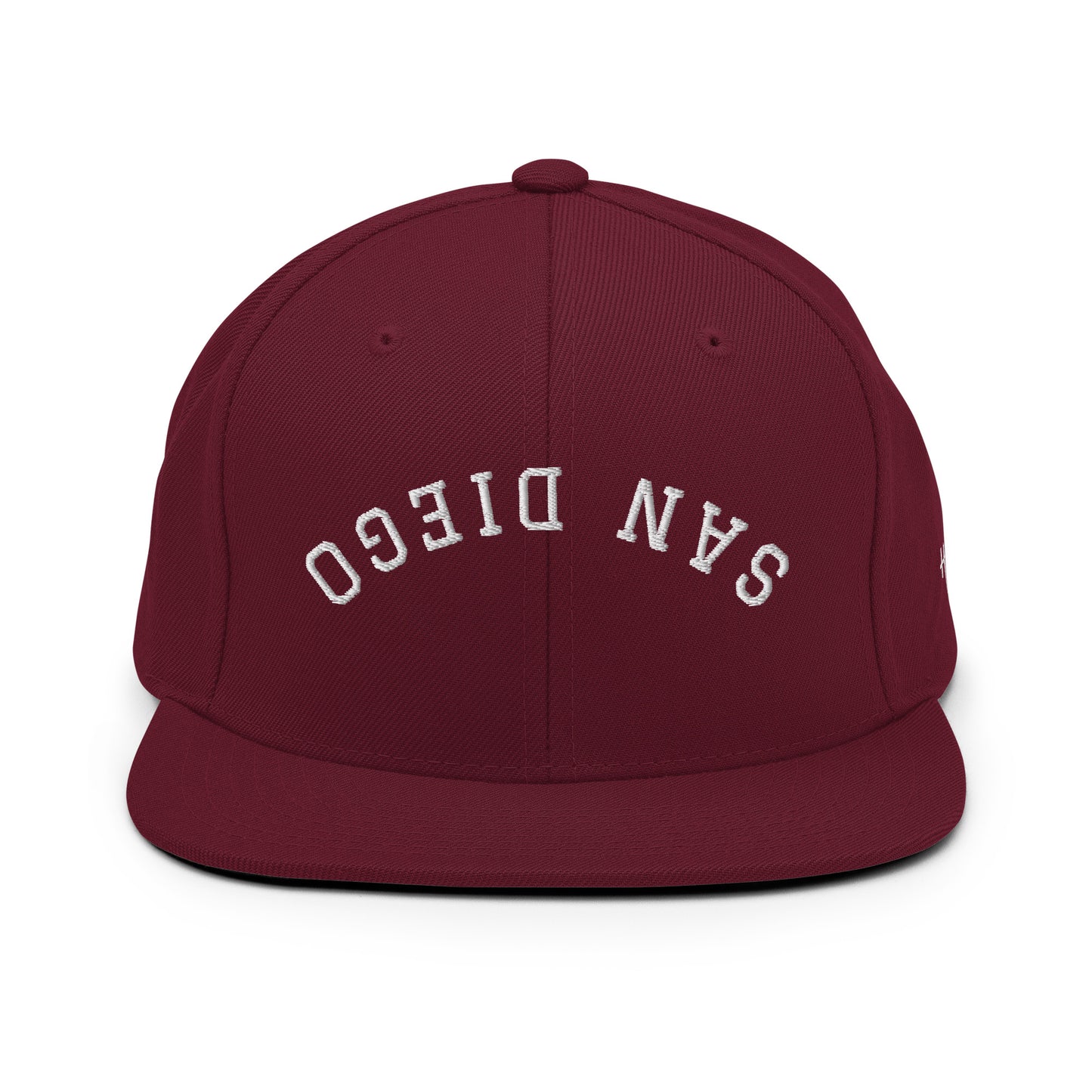 San Diego Upside Down Arch 6 Panel Snapback Hat