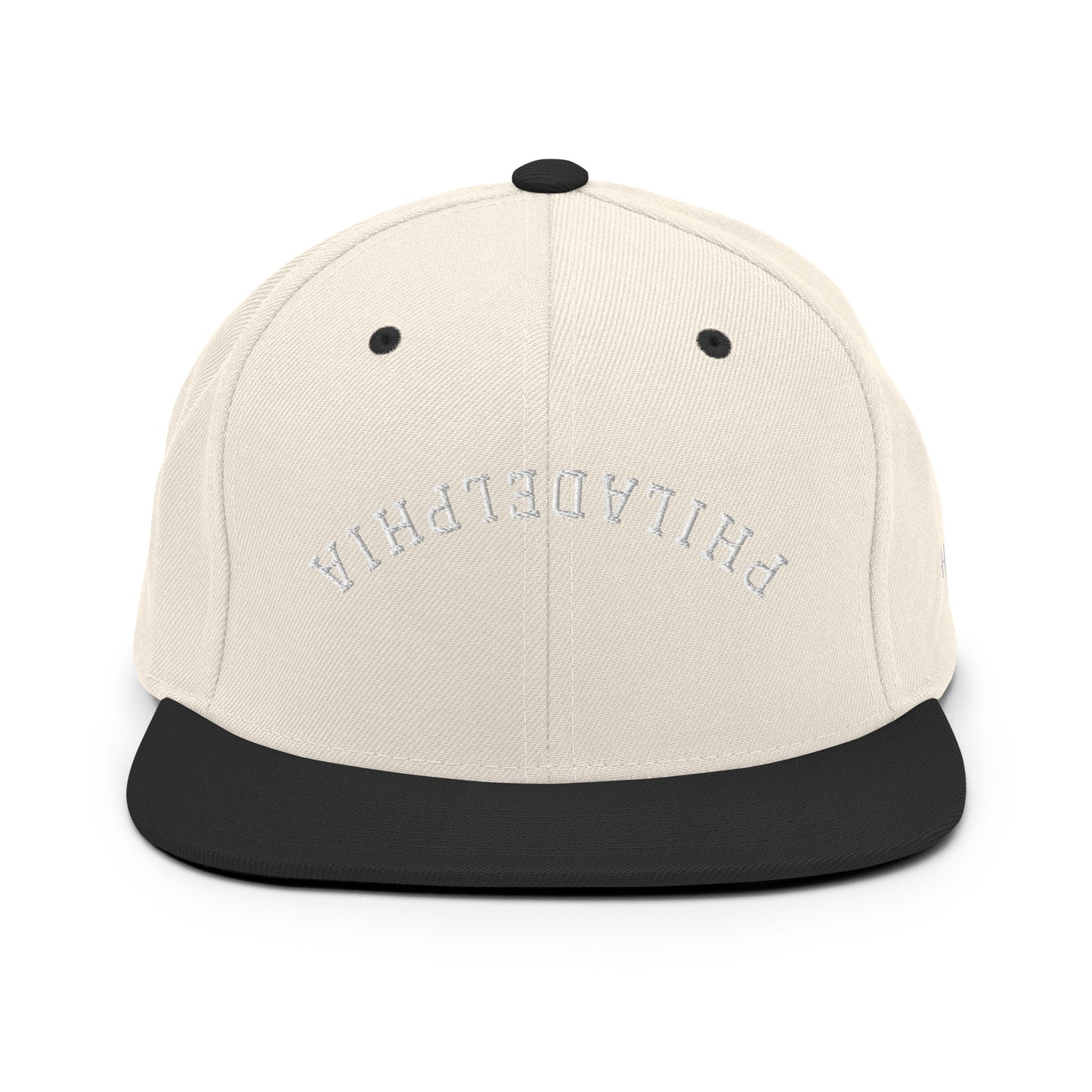 Philadelphia Upside Down Arch 6 Panel Snapback Hat
