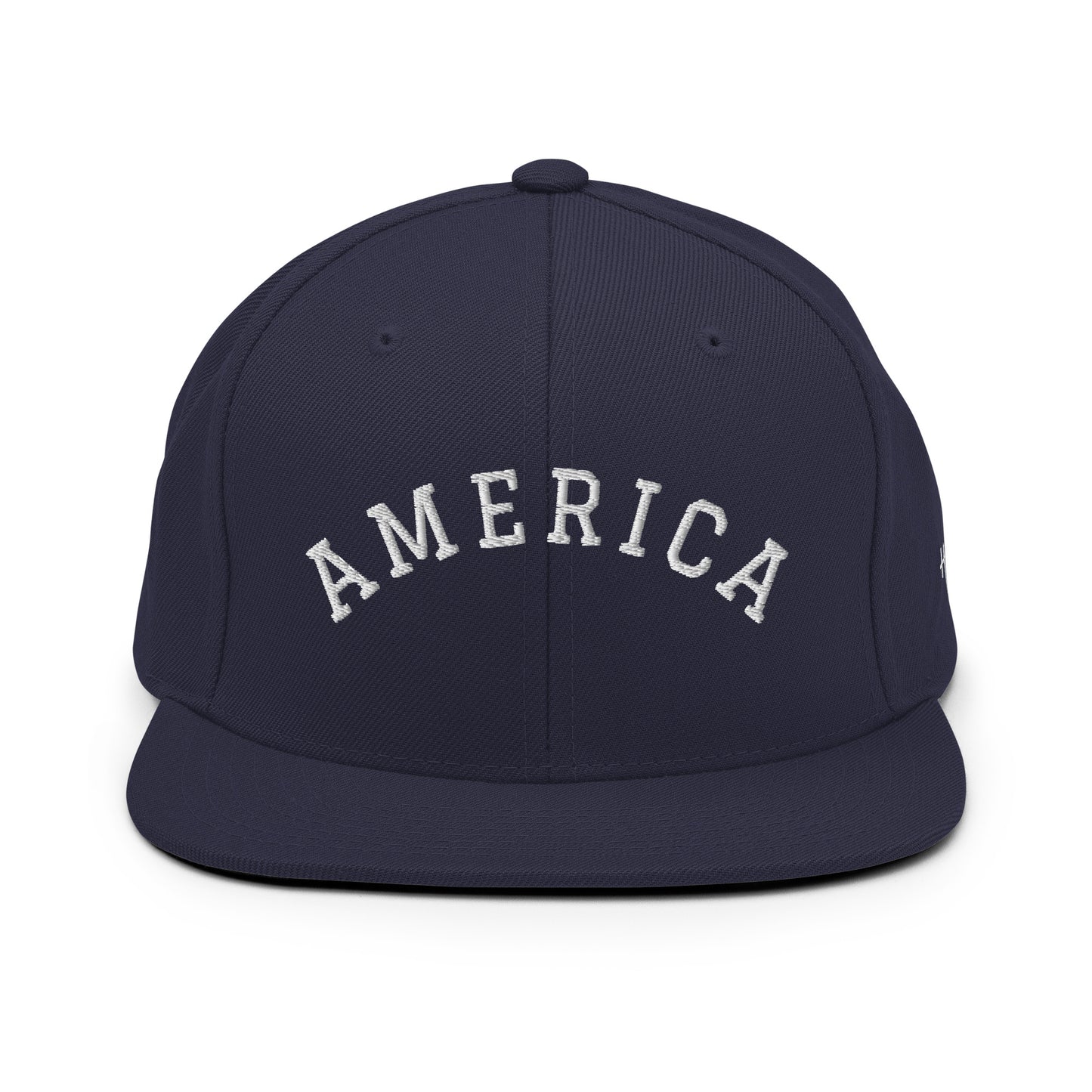United States USA "America" Arch 6 Panel Snapback Hat