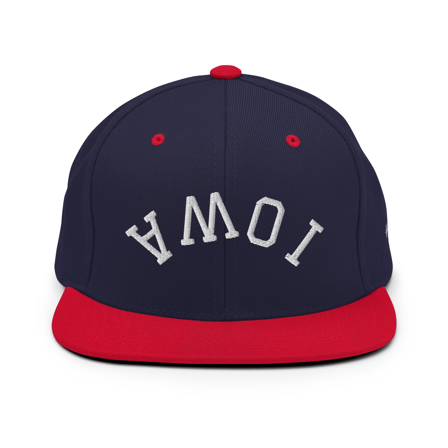 Iowa Upside Down Arch 6 Panel Snapback Hat