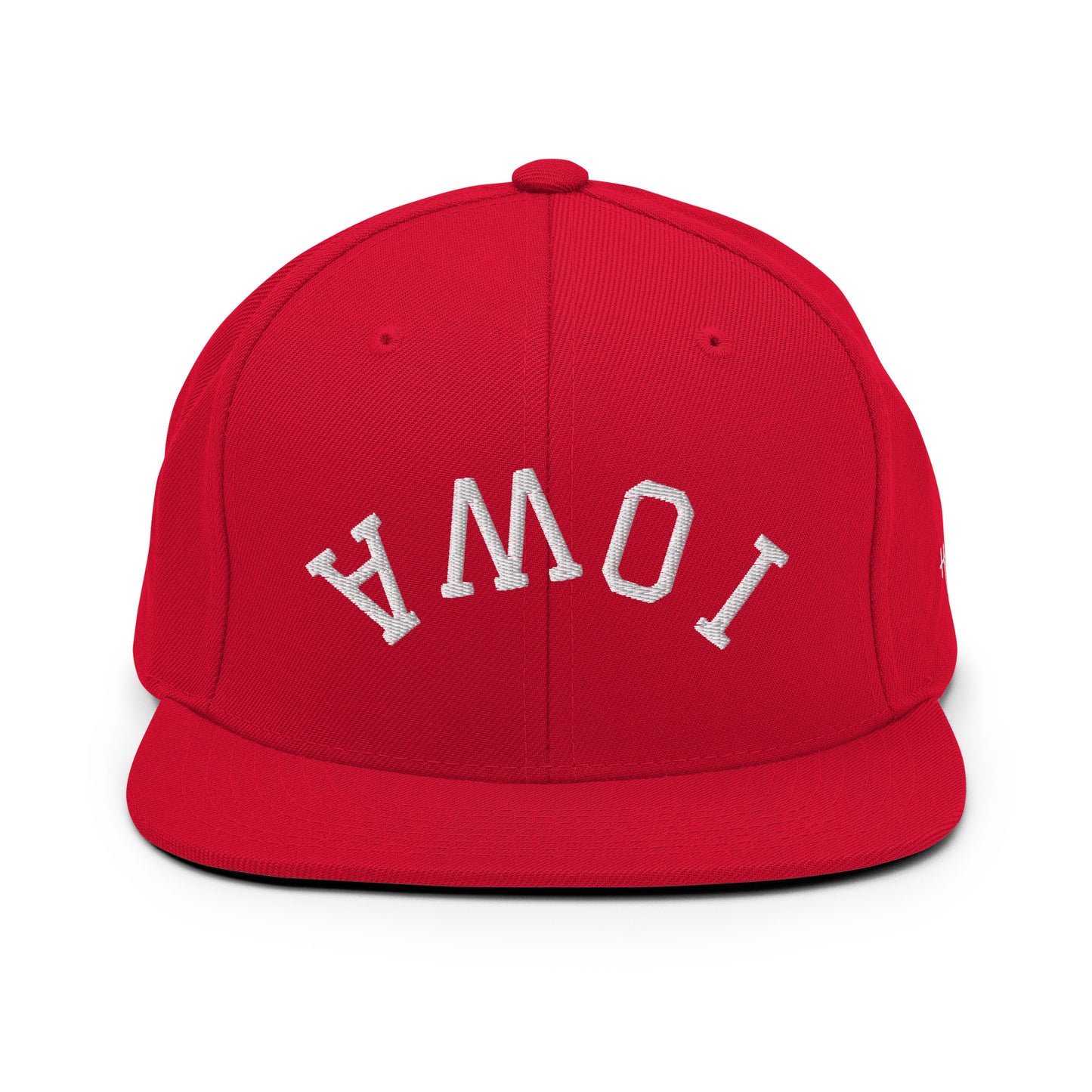 Iowa Upside Down Arch 6 Panel Snapback Hat